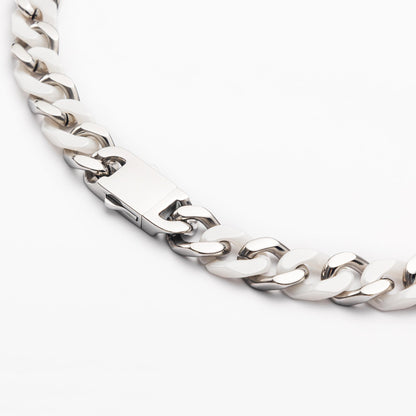 Ceramic Tungsten Spliced Necklace