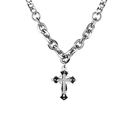 Thickened Cross Cuban Chain