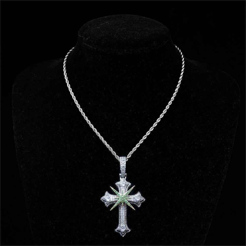 Rotating Cross Necklace