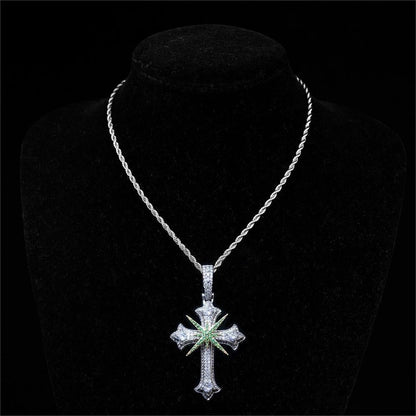 Rotating Cross Necklace