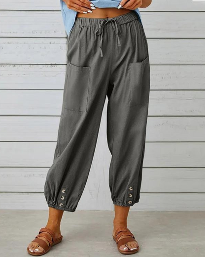 KATY - Loose-Fit Casual Trousers