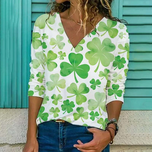 Clover Print T-Shirt