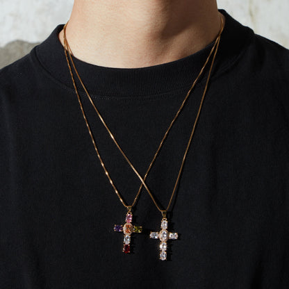 Cross Zirconia Necklace