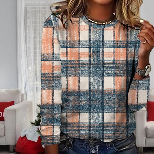 Casual Plaid T-Shirt