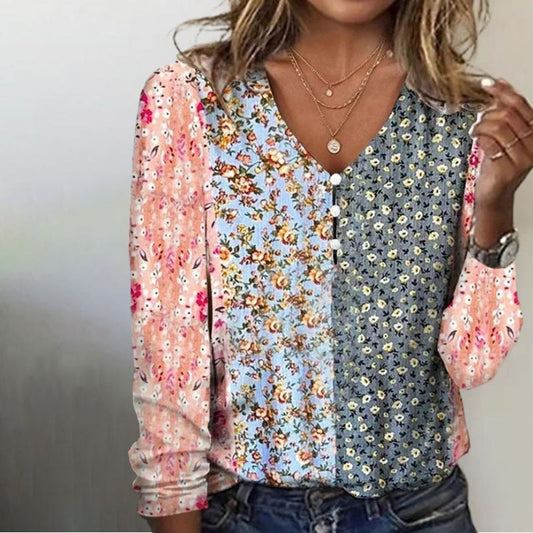 Casual Floral Blouse