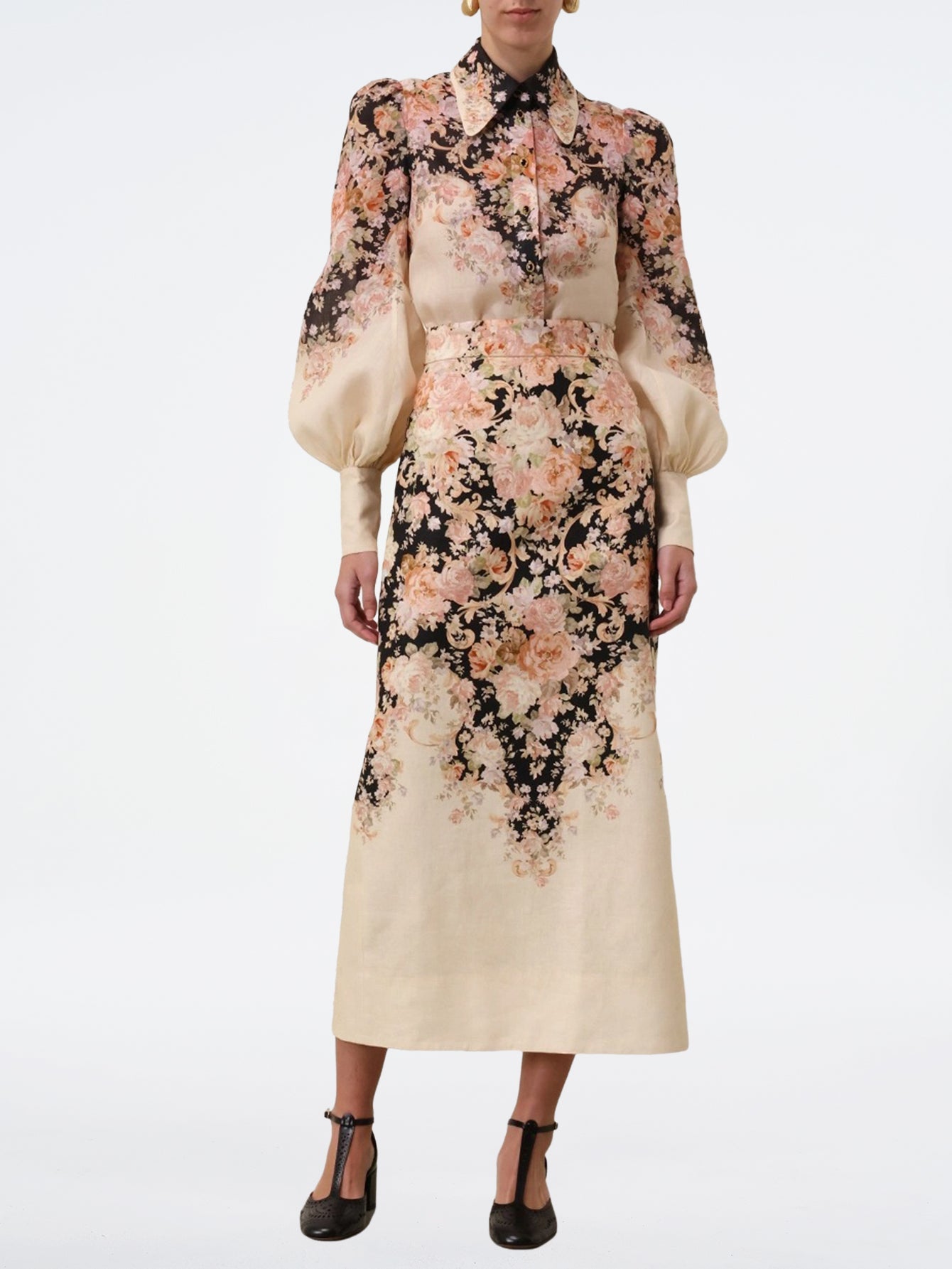 Luxurious Lace Floral Sheath Dress