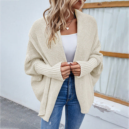 Casual Batwing Sleeve Cardigan