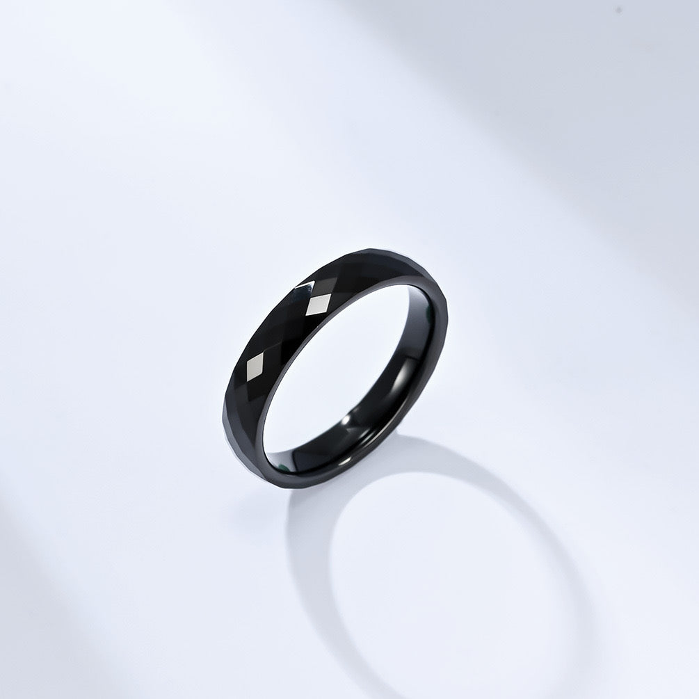 4MM DIAMOND SHAPED TUNGSTEN RINGS