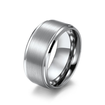 6MM-10MM BRUSHED TUNGSTEN RING