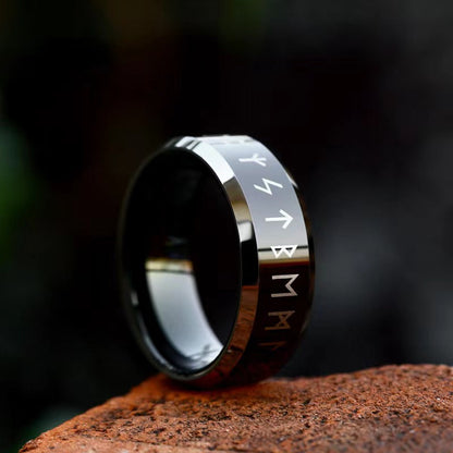 8MM VIKING TUNGSTEN RING