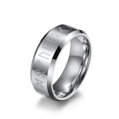 8MM VIKING TUNGSTEN RING