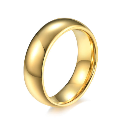 18K GOLD PLATED TUNGSTEN RING