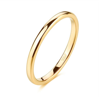 18K GOLD PLATED TUNGSTEN RING