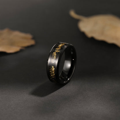 Galaxy Inlaid 8MM Tungsten Ring