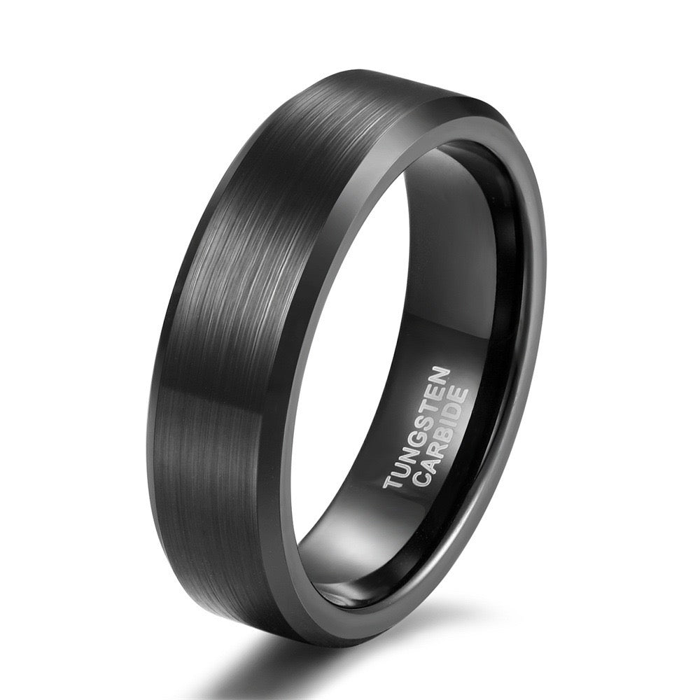 4MM-10MM BEVELED EDGE TUNGSTEN RING