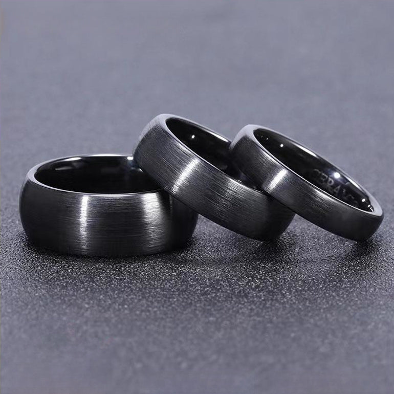 4/6/8MM DOMED STYLE TUNGSTEN RING