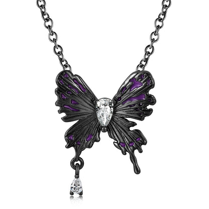 S925 Silver Butterfly Necklace