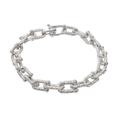 925 Sterling Silver U-shaped Bracelet / Necklace