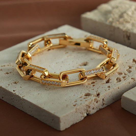 Zircon Square Bracelet