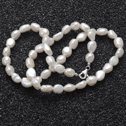 Unique-shaped Natural Pearl Necklace