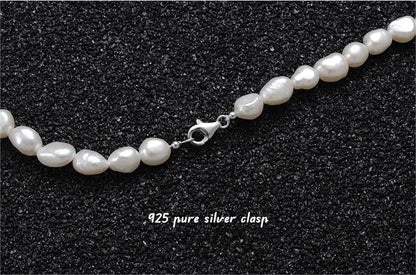 Unique-shaped Natural Pearl Necklace