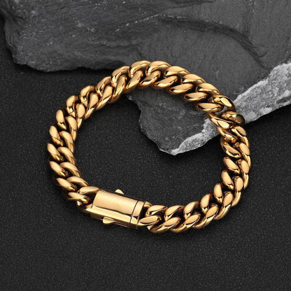 Cuban Link Bracelet-8mm/12mm