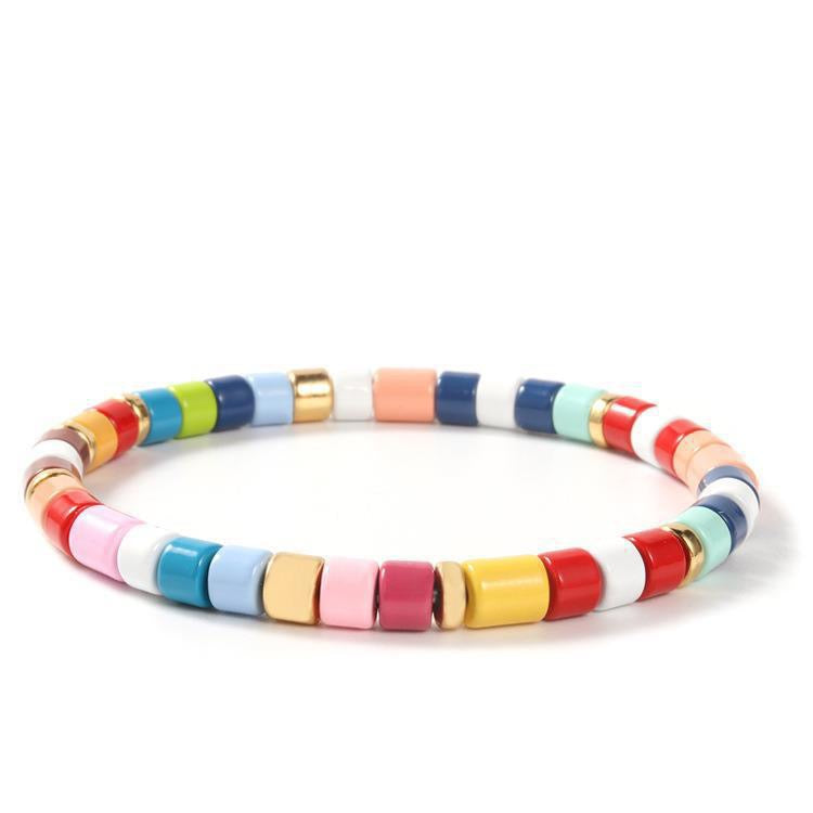 Women's Colorful Ceramic Bracelet