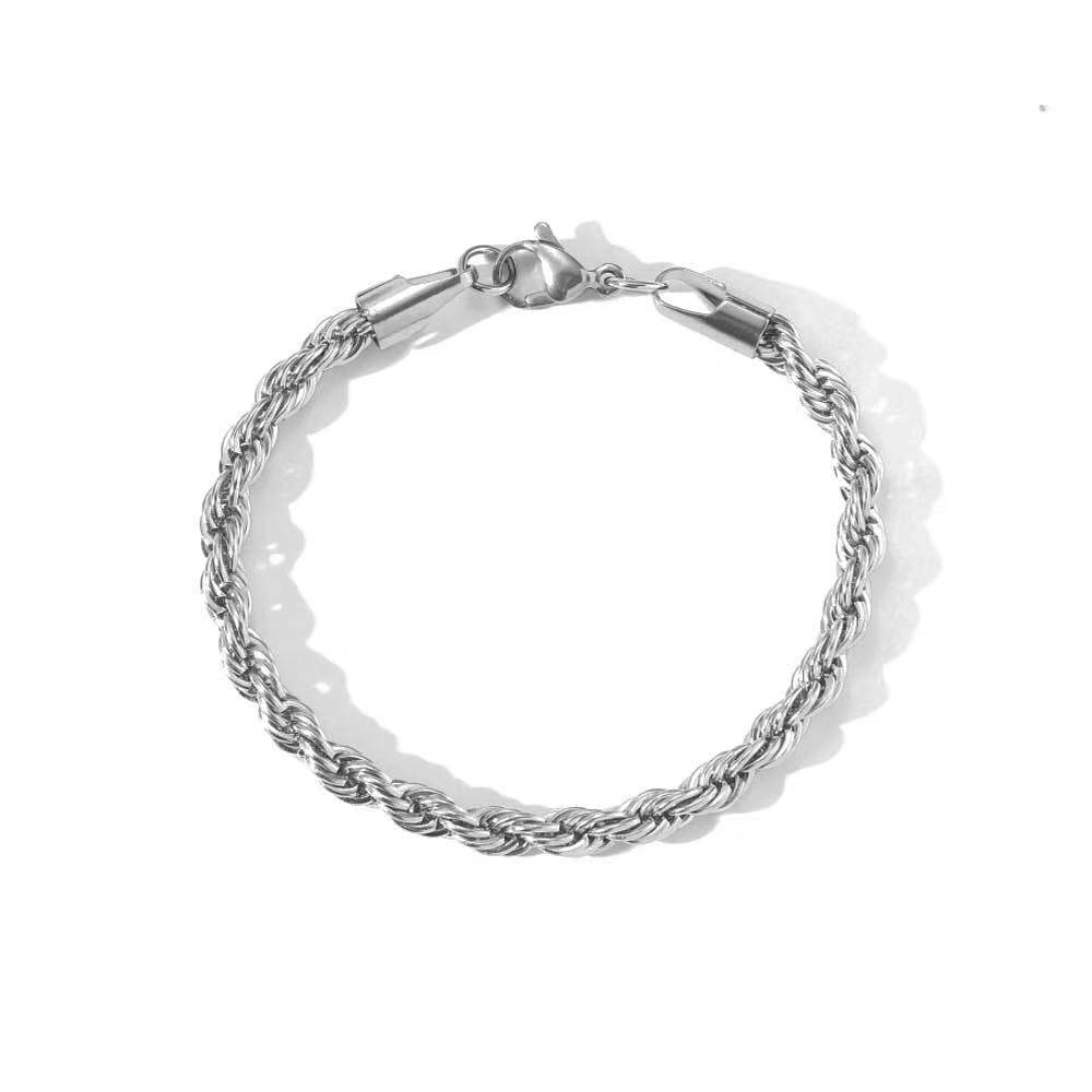 316L Stainless Steel Rope Bracelet