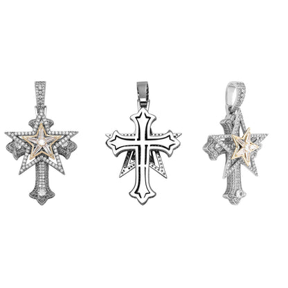 Rotating Cross Necklace