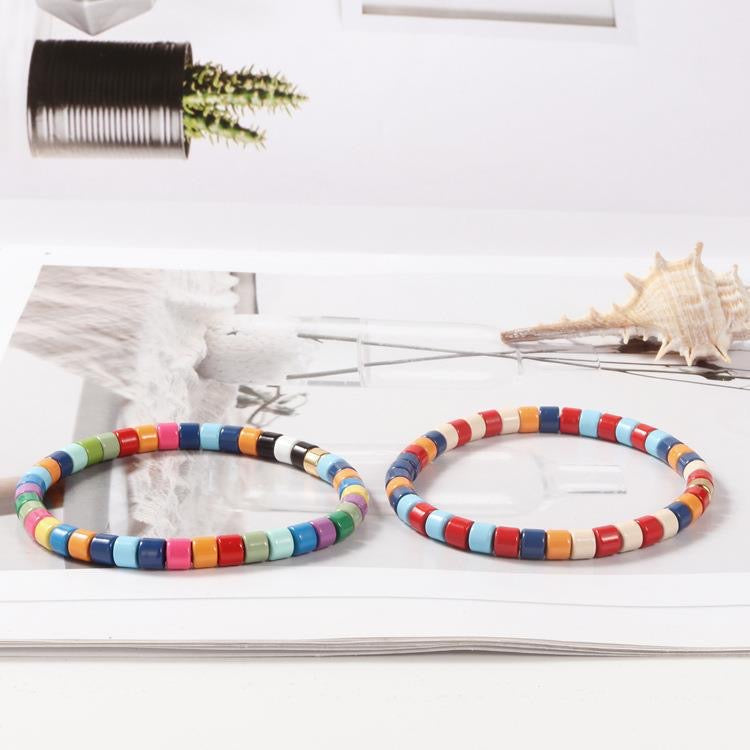 Women's Colorful Ceramic Bracelet