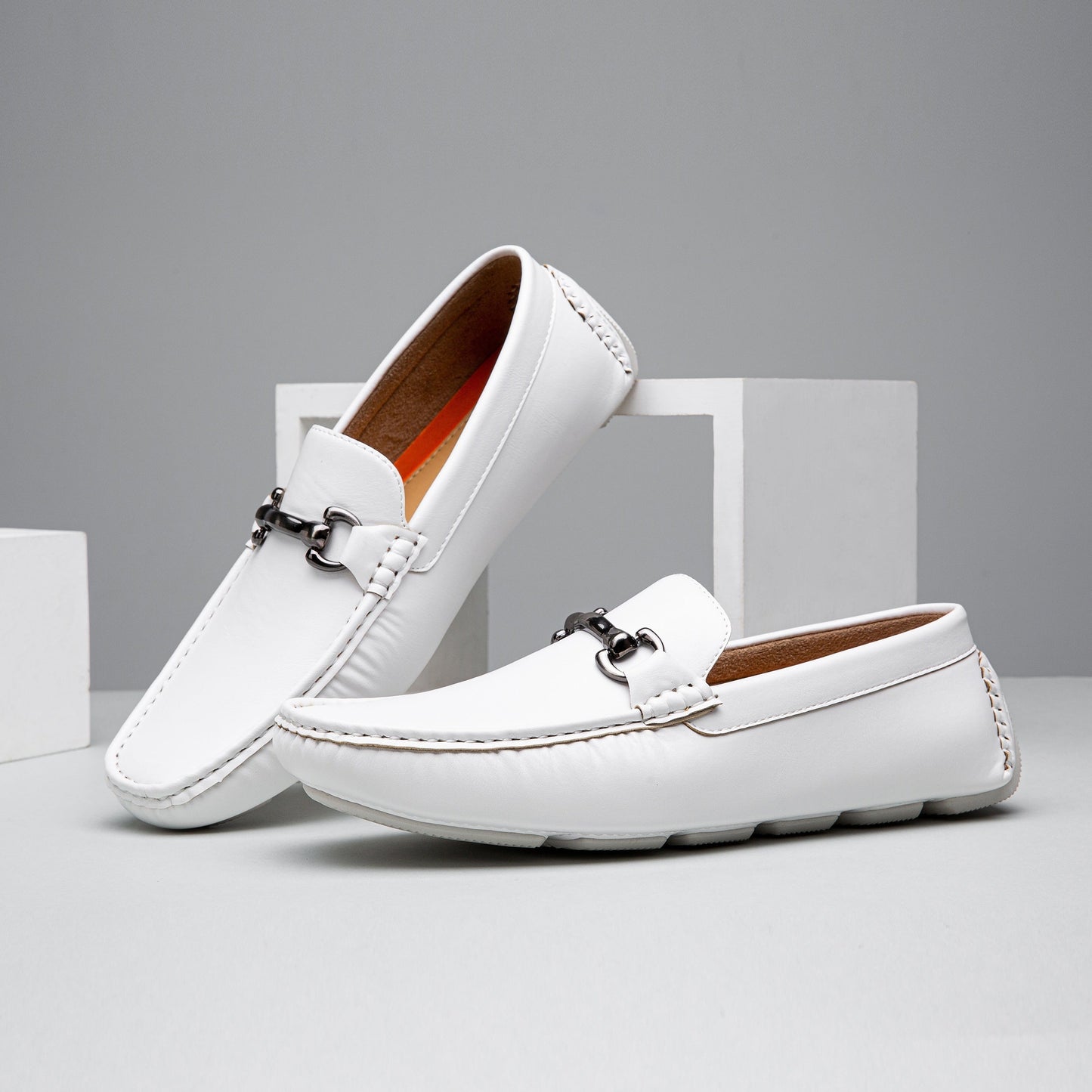 Diogene Vaccari Leather Loafers