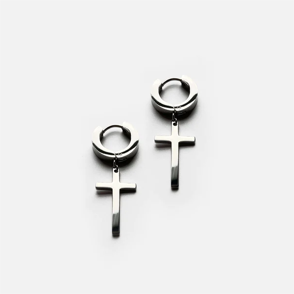 Basic Cross Earring