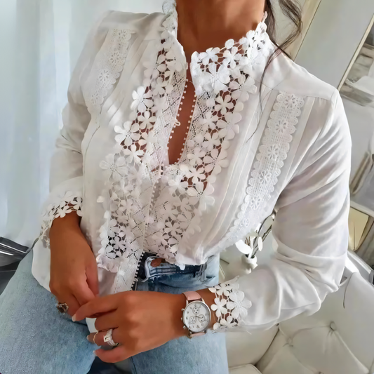 Yassi | Floral Lace Blouse