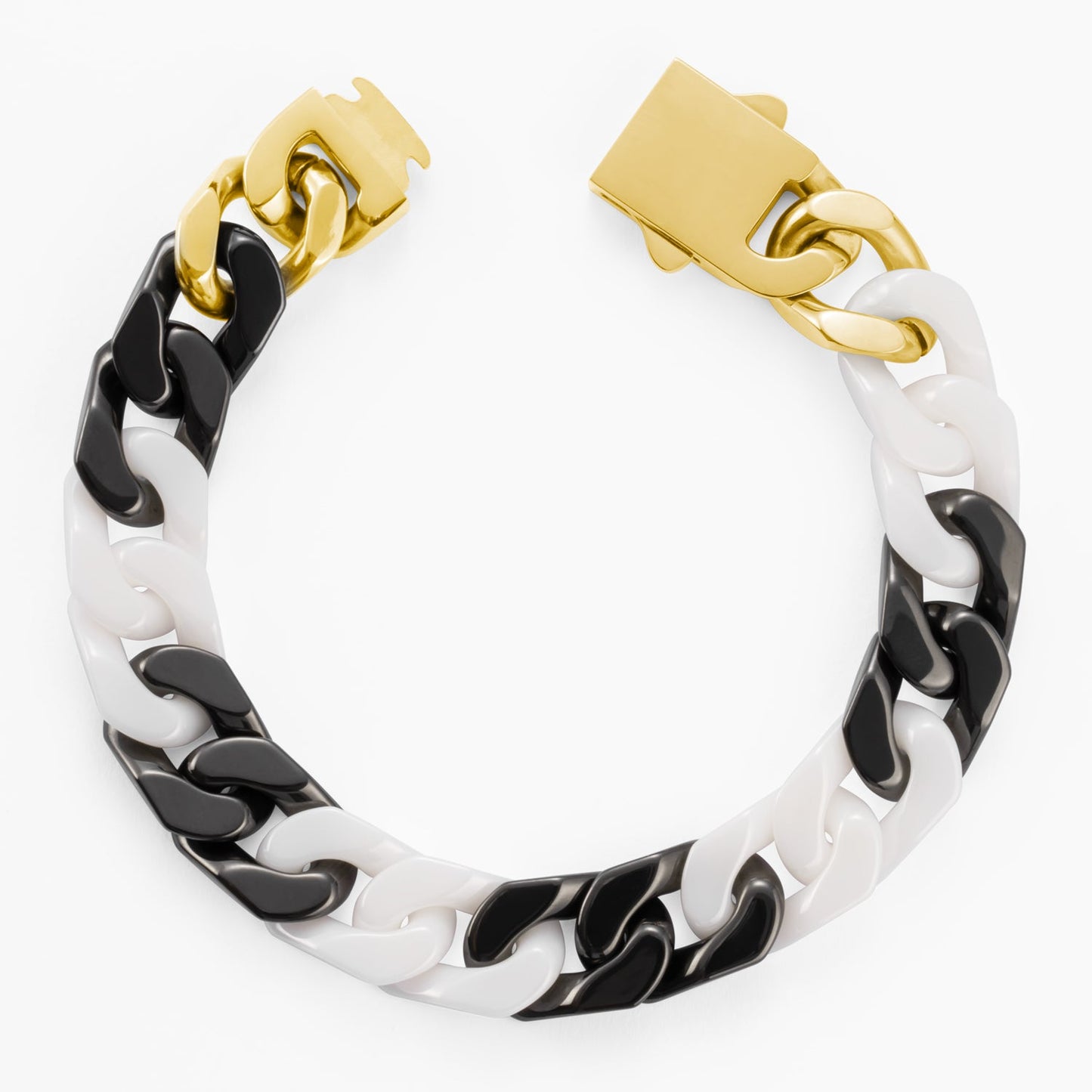 Panda Ceramic Cuban Bracelet