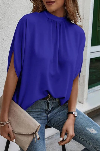 ALISSA TIE BACK BLOUSE