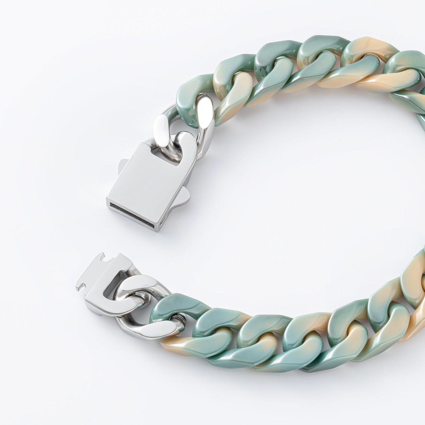 Gradual Change Cuban Ceramic Bracelet