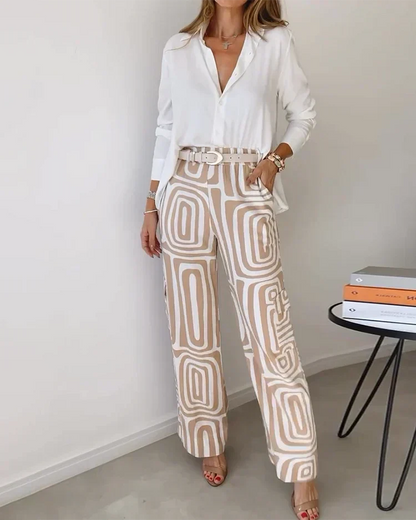 Karina | Stylish Trousers with Free Blouse