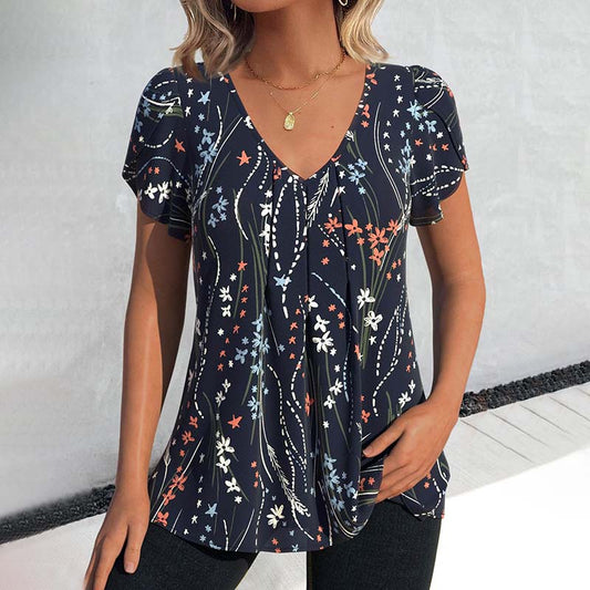 Vintage Floral Print T-Shirt