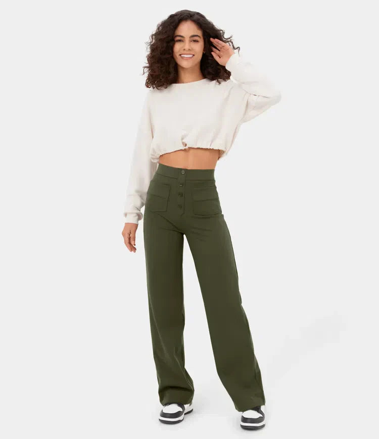 Vanessa High Waist Casual Pants