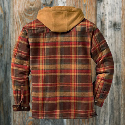 Blake - Lumberjack Insulated Flannel Jacket with Hood