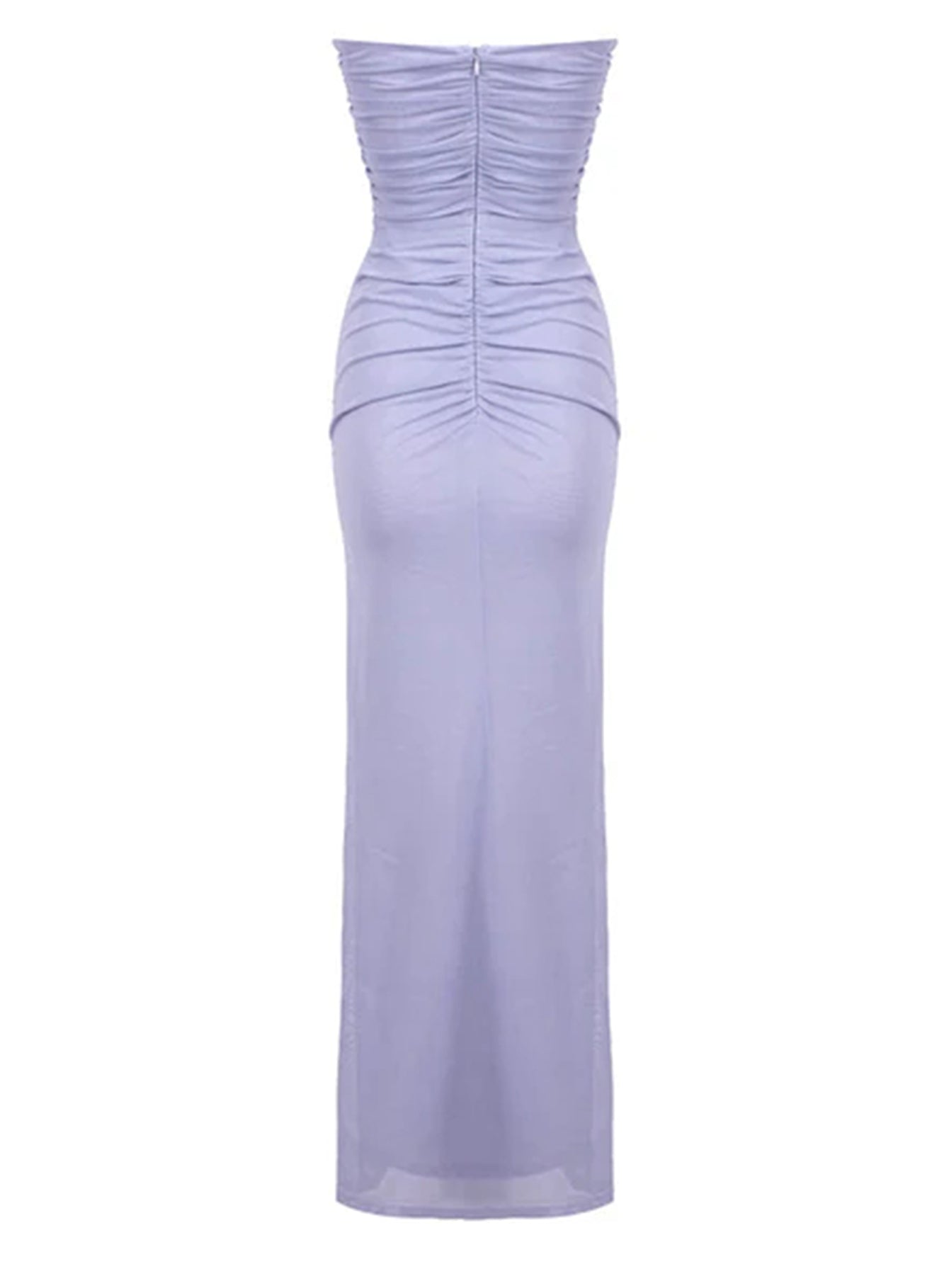 Ethereal Lavender Gown with Cutout Detail