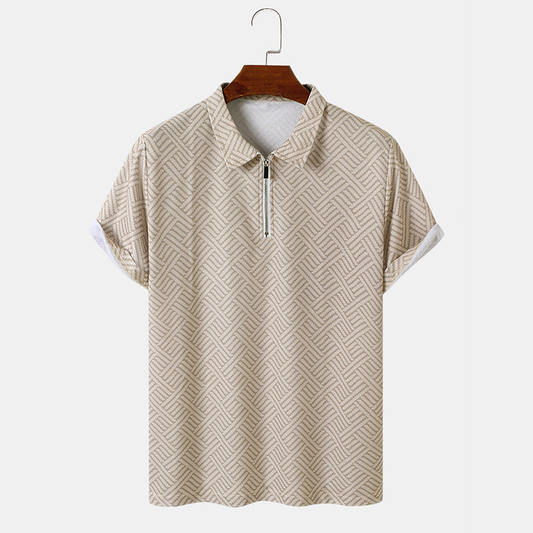 Charleston Comfy Quarter-Zip Polo Shirt