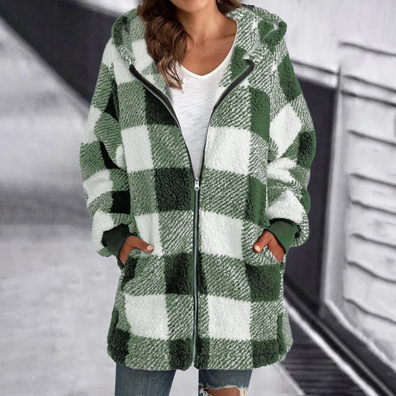 Casual Plaid Coat