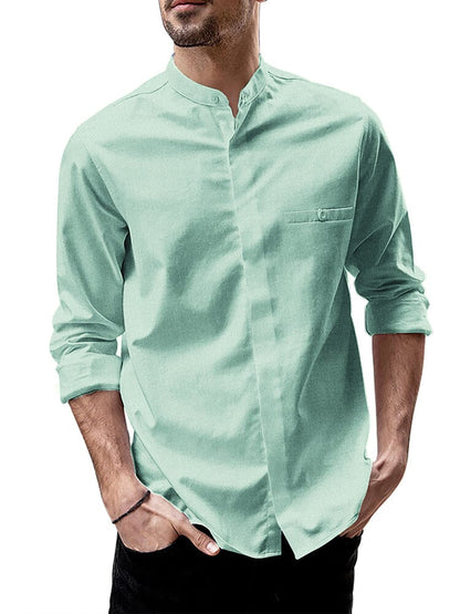 Breathable Button Up Linen Shirt (US Only)