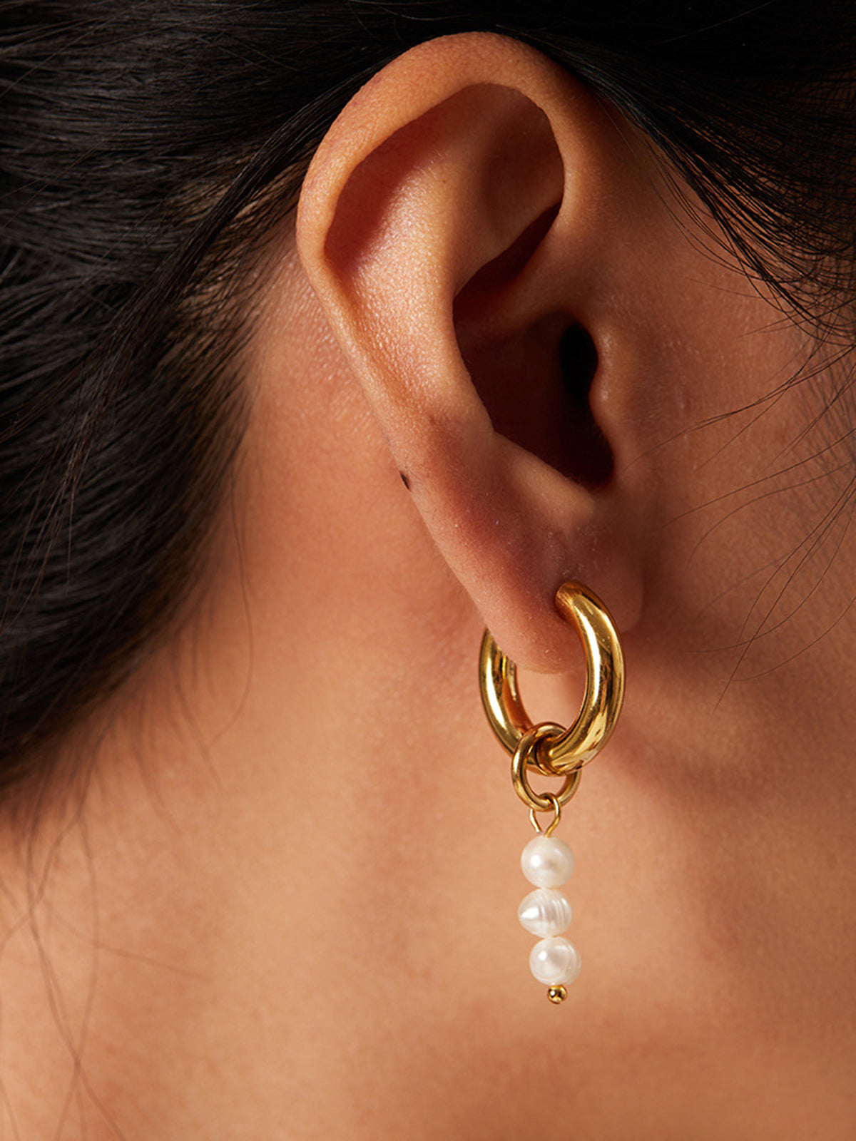 Pearl of Joy Drop Earrings