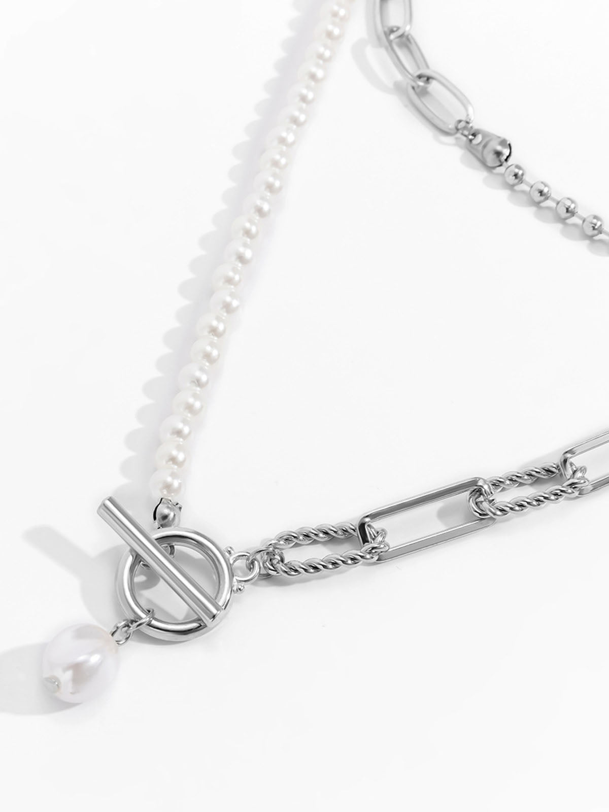 Pearl Saturn Necklace