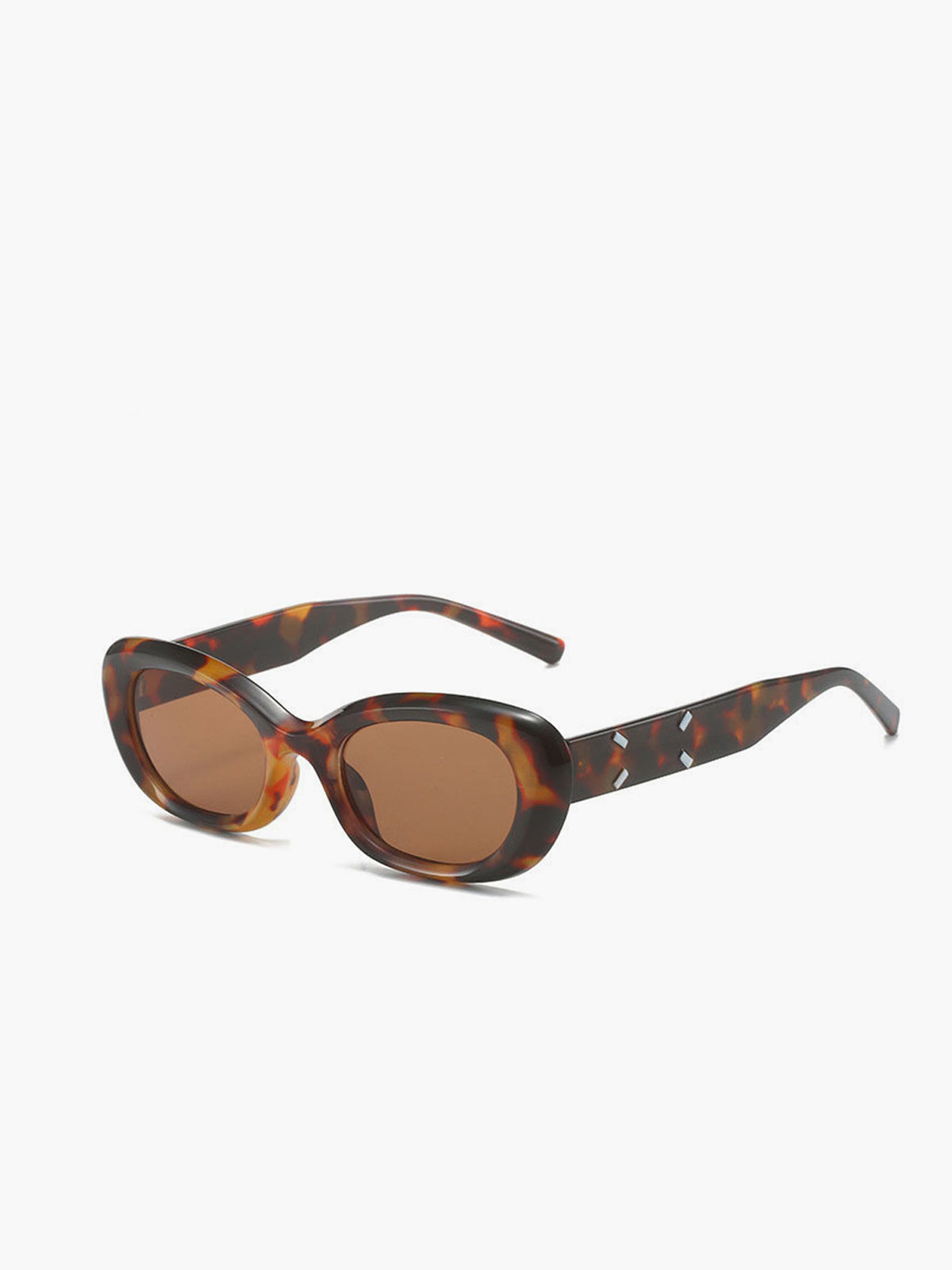 Tortoiseshell Rounded Sunglasses