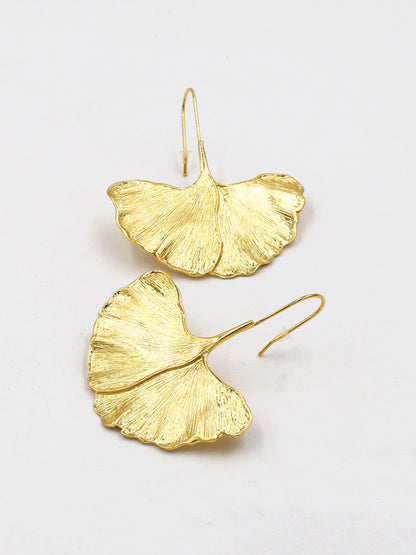 Ginkgo Leaf Earrings