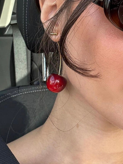 New Fashion Cherry Drop Earrings