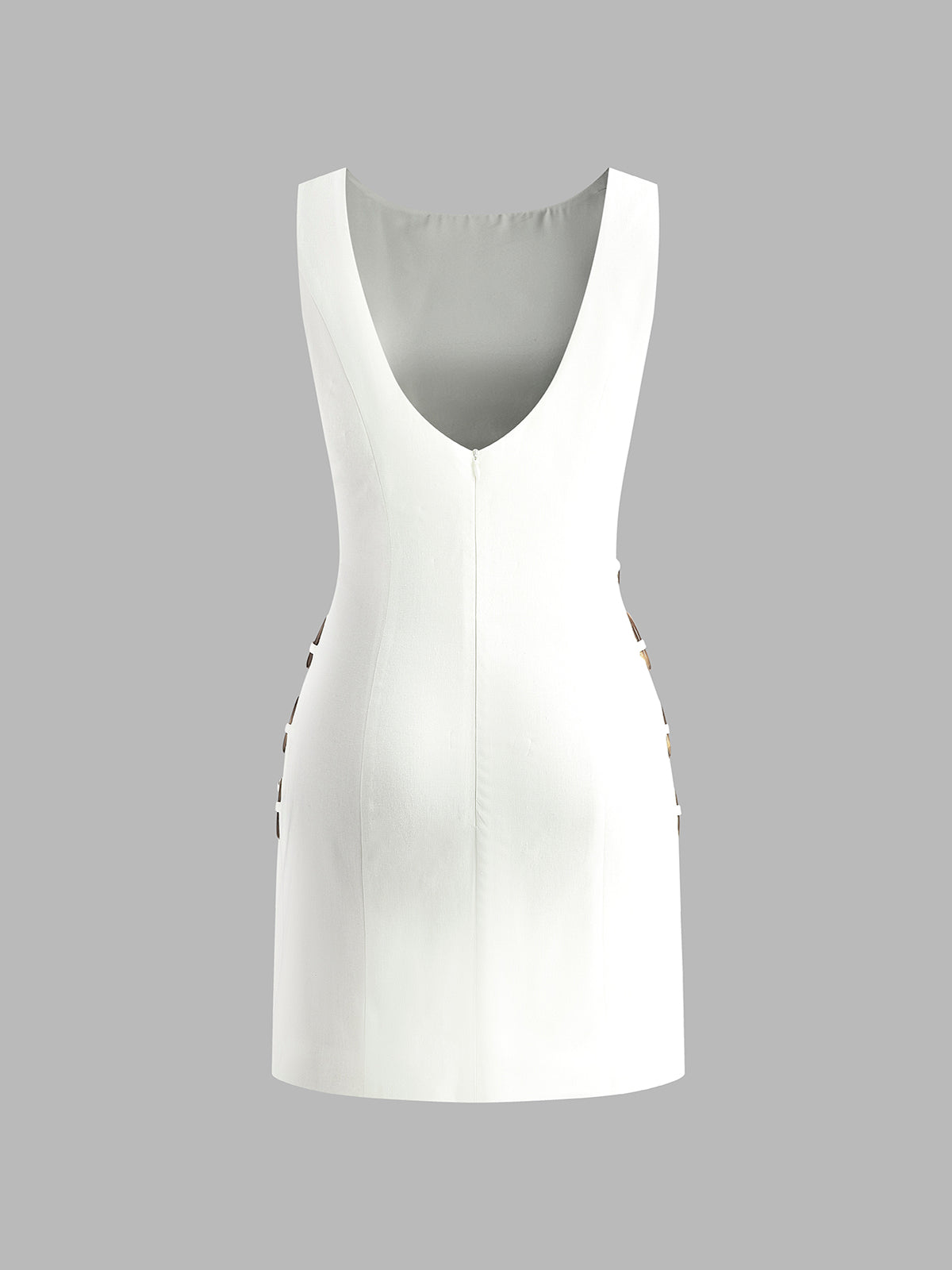 O-Ring Cutout Sleeveless Dress